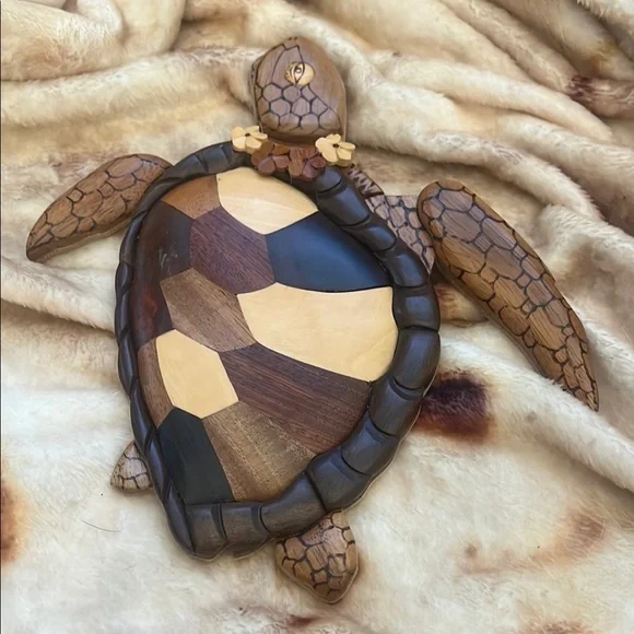 Wooden Turtle Decor - Picture 7 of 7